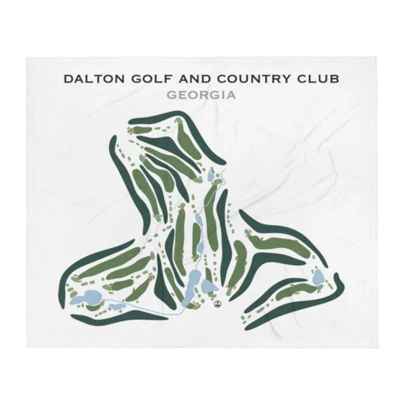 Dalton Golf & Country Club, Georgia - Printed Golf Course