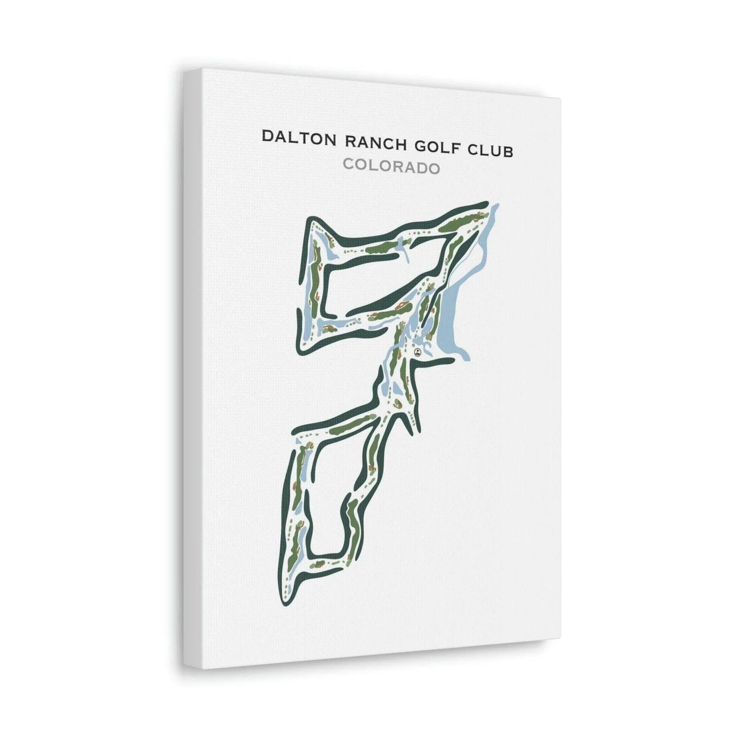 Dalton Ranch Golf Club, Colorado - Printed Golf Course