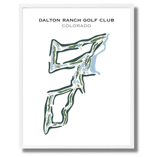 Dalton Ranch Golf Club, Colorado - Printed Golf Course