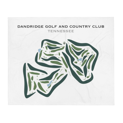 Dandridge Golf & Country Club, Tennessee - Printed Golf Courses