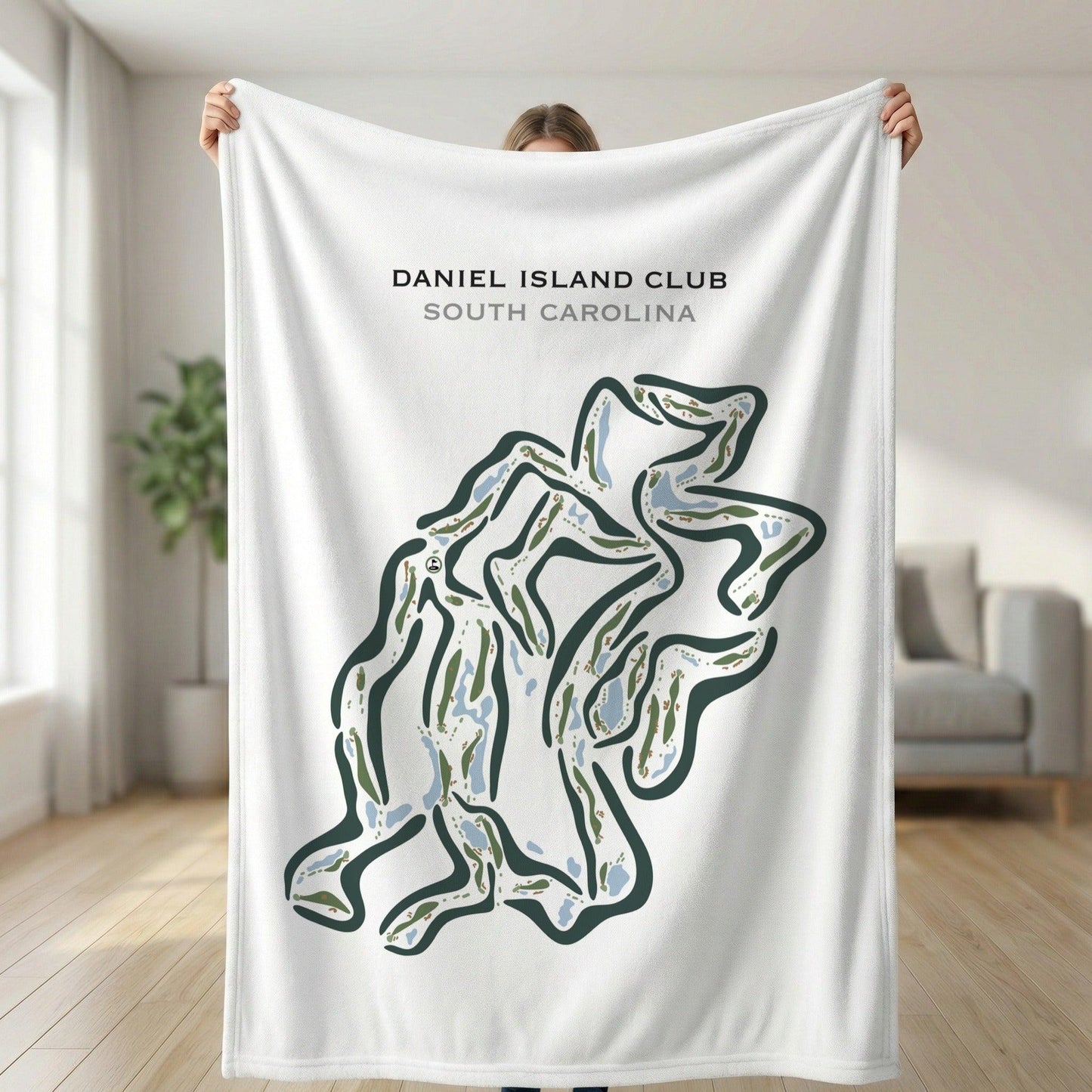 Daniel Island Golf Course, South Carolina - Printed Golf Courses