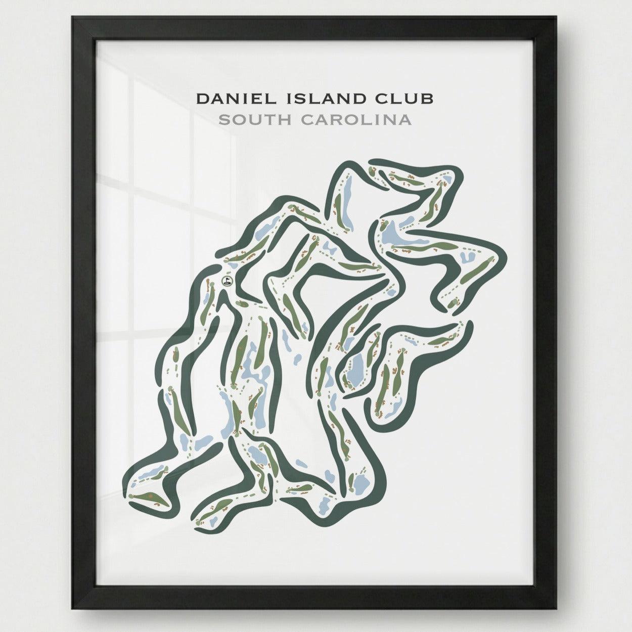 Daniel Island Golf Course, South Carolina - Printed Golf Courses