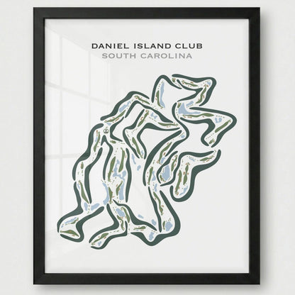 Daniel Island Golf Course, South Carolina - Printed Golf Courses