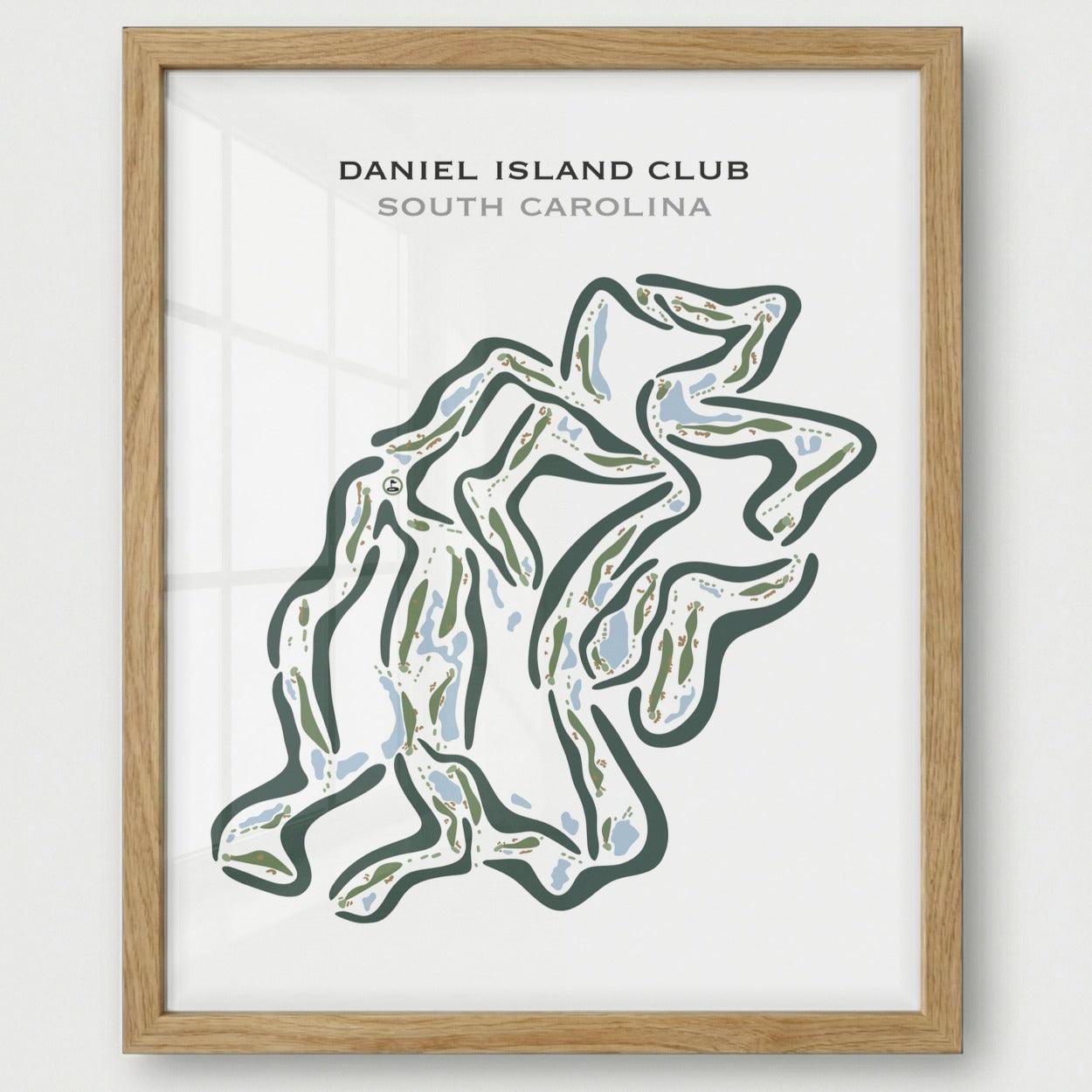 Daniel Island Golf Course, South Carolina - Printed Golf Courses