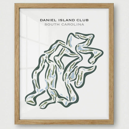 Daniel Island Golf Course, South Carolina - Printed Golf Courses