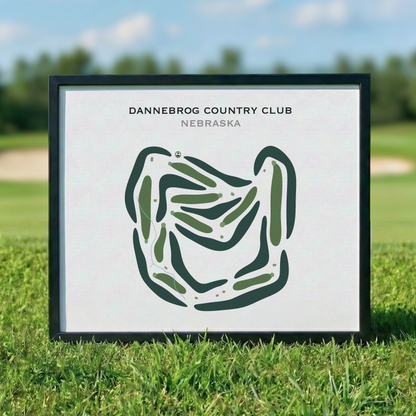 Dannebrog Country Club, Nebraska - Printed Golf Courses