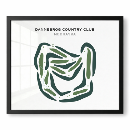 Dannebrog Country Club, Nebraska - Printed Golf Courses