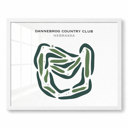 Dannebrog Country Club, Nebraska - Printed Golf Courses