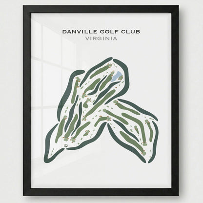 Danville Golf Club, Virginia - Printed Golf Courses
