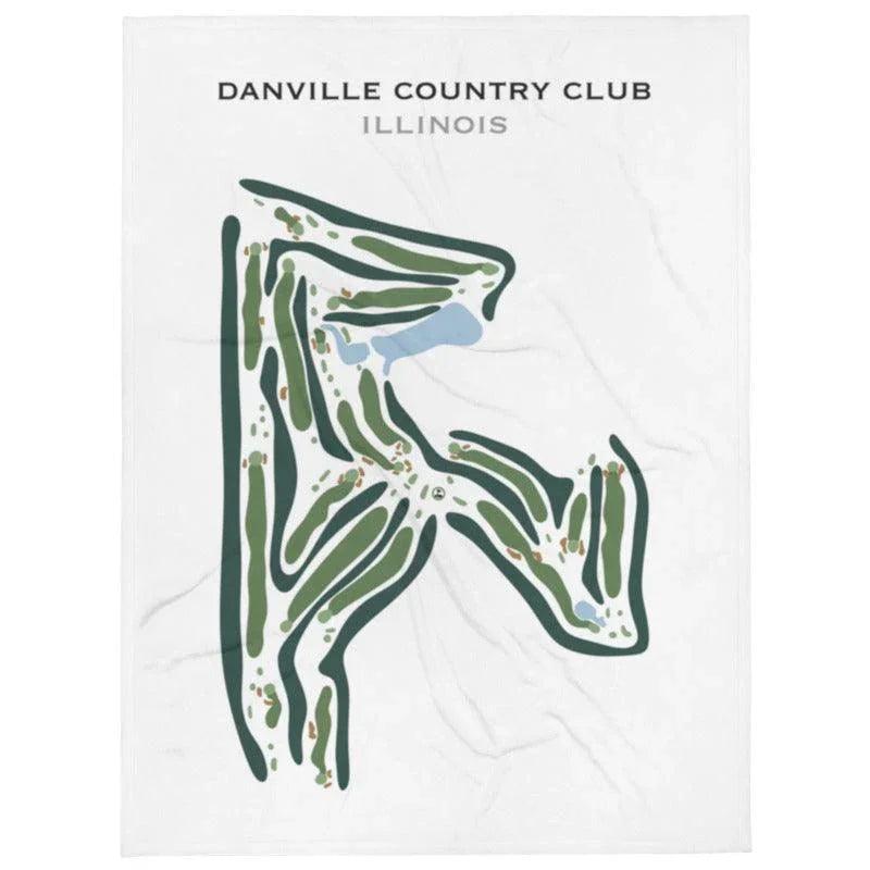 Danville Country Club, Illinois - Printed Golf Course