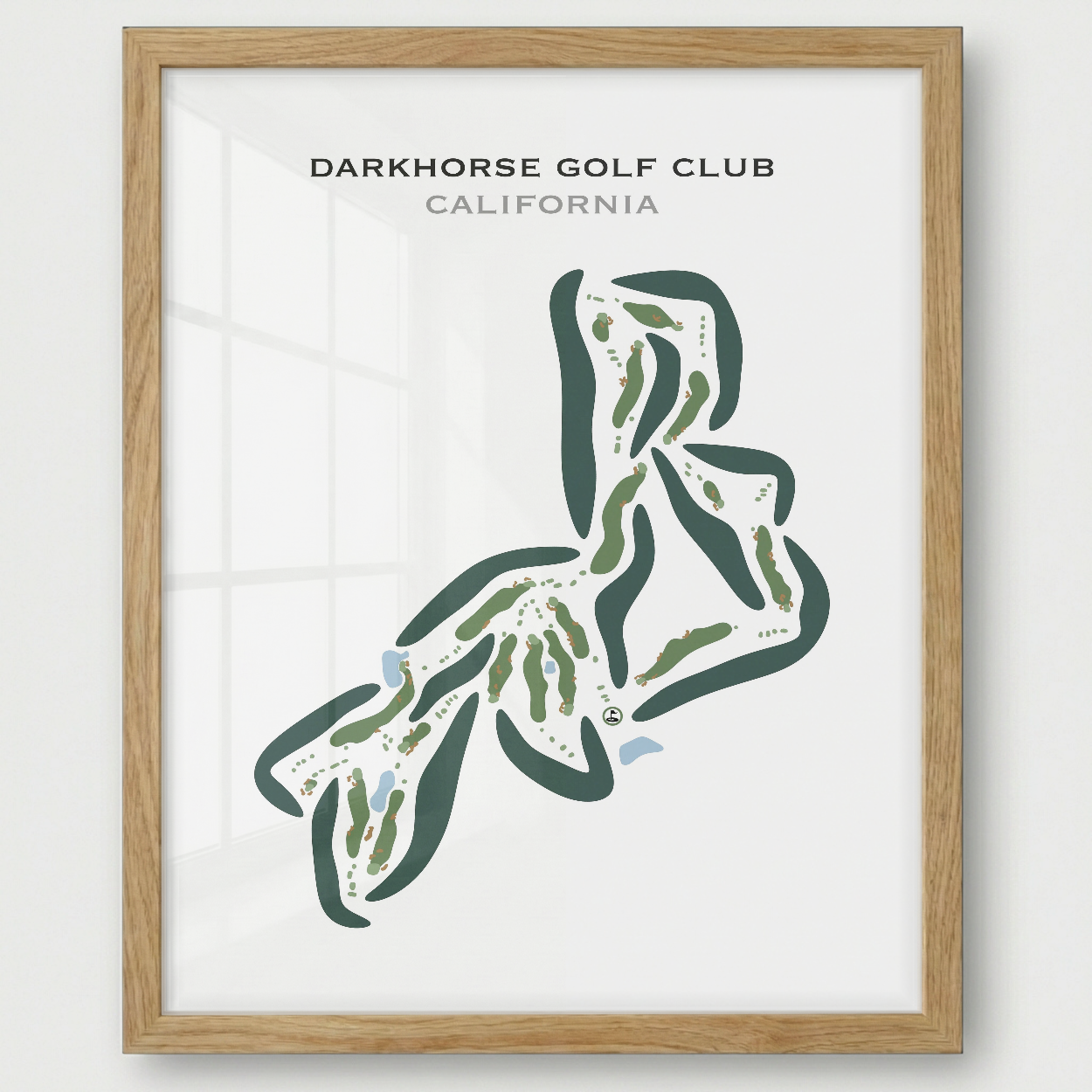 Darkhorse Golf Club, California - Printed Golf Courses