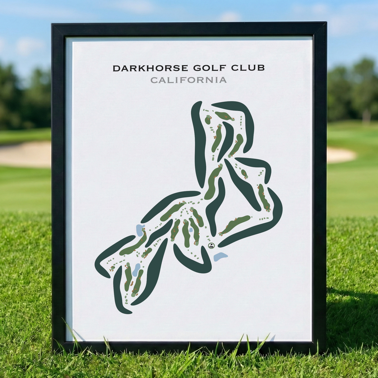 Darkhorse Golf Club, California - Printed Golf Courses