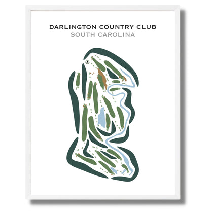 Darlington Country Club, South Carolina - Printed Golf Courses
