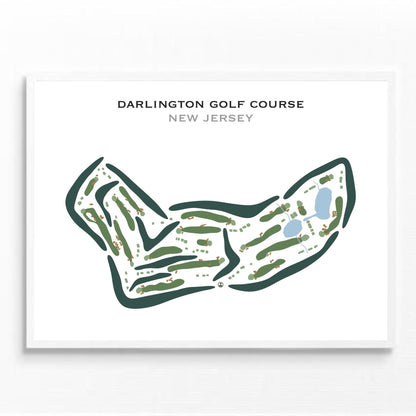 Darlington Golf Course, New Jersey - Printed Golf Courses