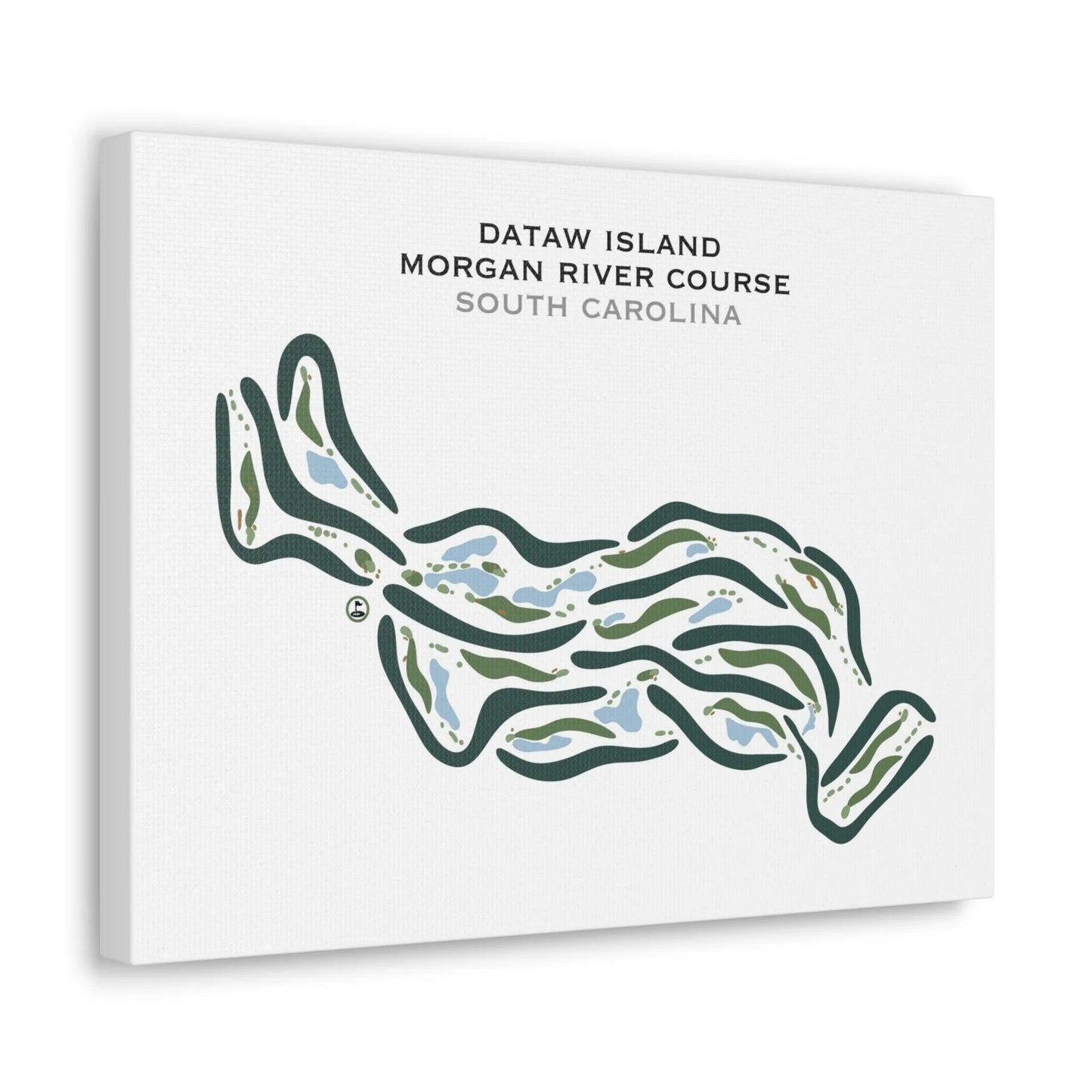 Dataw Island Morgan River Course, South Carolina - Printed Golf Courses