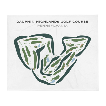 Dauphin Highlands Golf Course, Pennsylvania - Printed Golf Courses