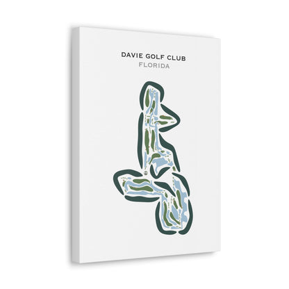 Davie Golf Club, Florida - Printed Golf Courses