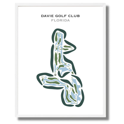 Davie Golf Club, Florida - Printed Golf Courses