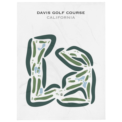 Davis Golf Course, California - Printed Golf Courses