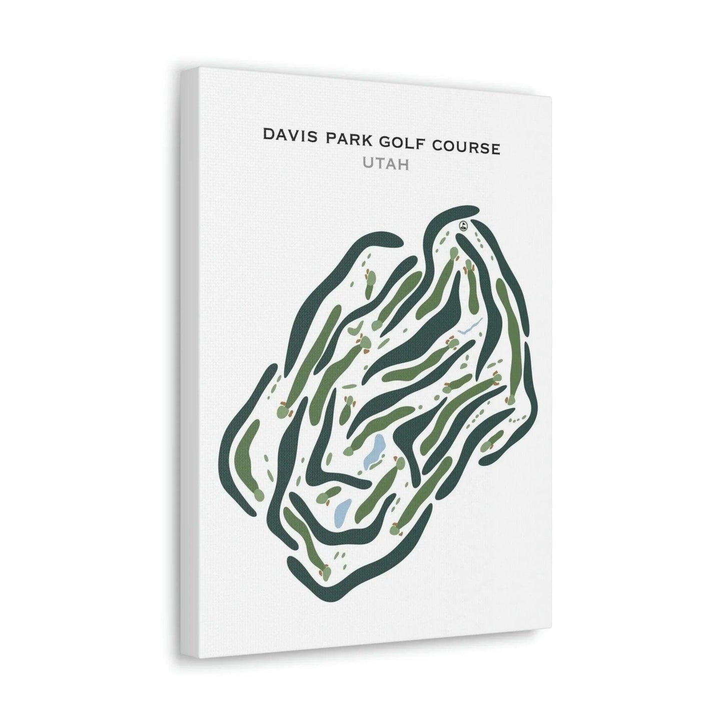 Davis Park Golf Course, Fruit Heights Utah - Printed Golf Courses