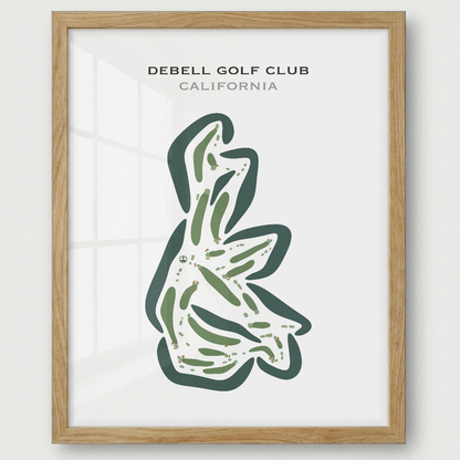 DeBell Golf Club, California - Printed Golf Courses