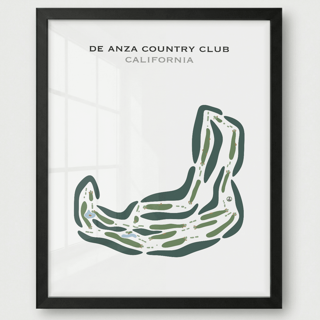 De Anza Country Club, California - Printed Golf Courses