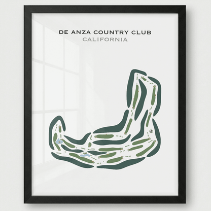 De Anza Country Club, California - Printed Golf Courses