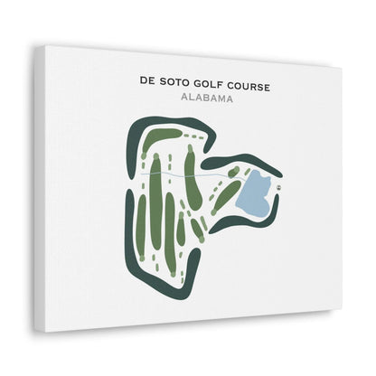 De Soto Golf Course, Alabama - Printed Golf Course