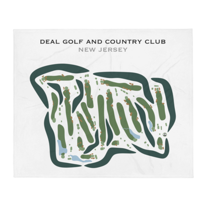 Deal Golf & Country Club, New Jersey - Printed Golf Courses