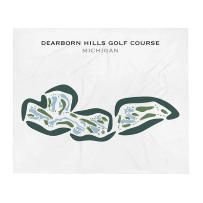 Dearborn Hills Golf Course, Michigan - Printed Golf Courses