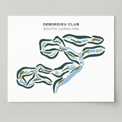DeBordieu Club, South Carolina - Printed Golf Courses