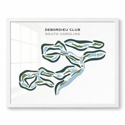 DeBordieu Club, South Carolina - Printed Golf Courses