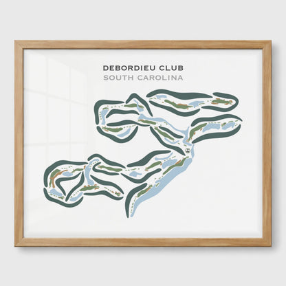 DeBordieu Club, South Carolina - Printed Golf Courses