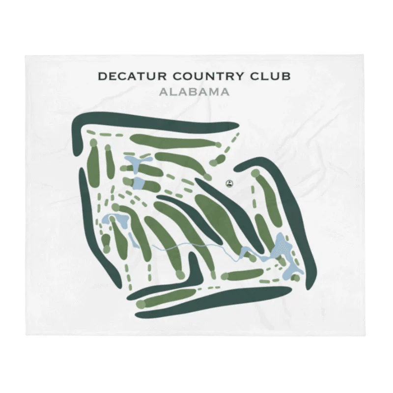 Decatur Country Club, Alabama - Printed Golf Courses