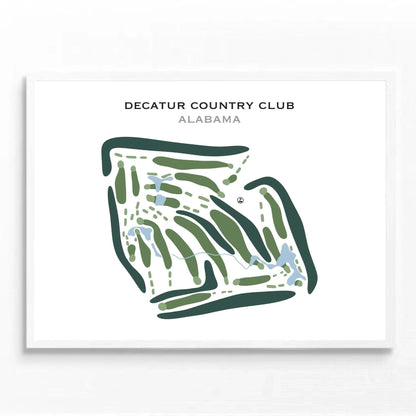 Decatur Country Club, Alabama - Printed Golf Courses