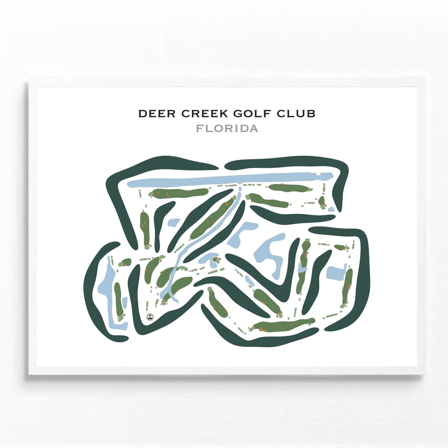 Deer Creek Golf Club, Florida - Printed Golf Courses