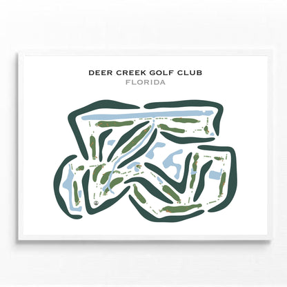 Deer Creek Golf Club, Florida - Printed Golf Courses