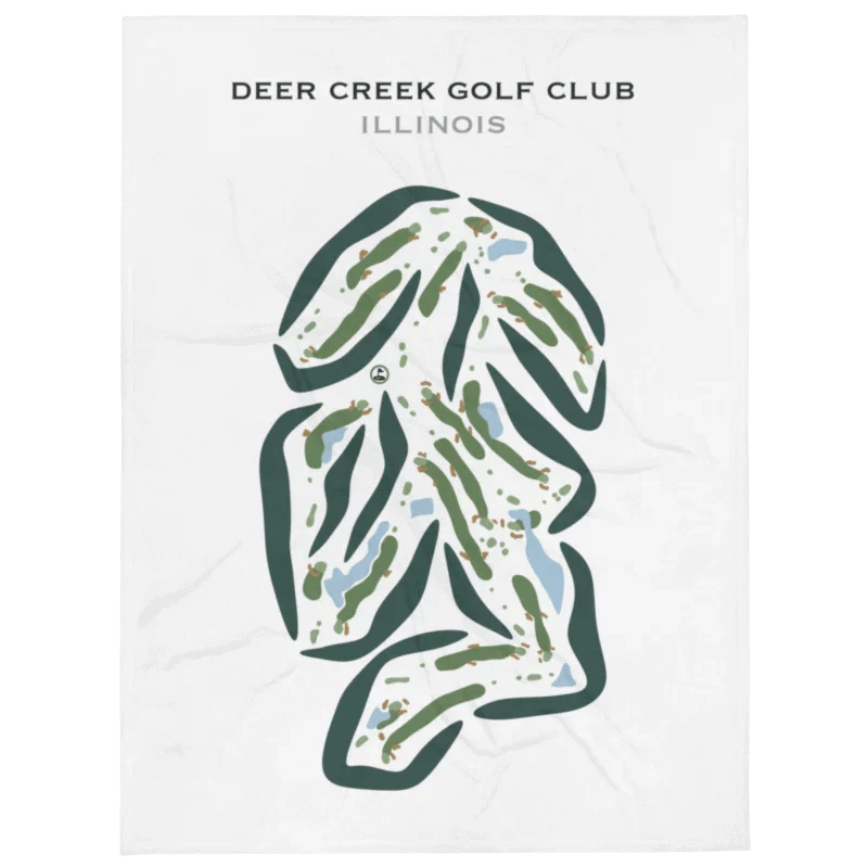 Deer Creek Golf Club, Illinois - Printed Golf Courses