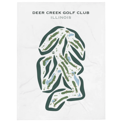 Deer Creek Golf Club, Illinois - Printed Golf Courses