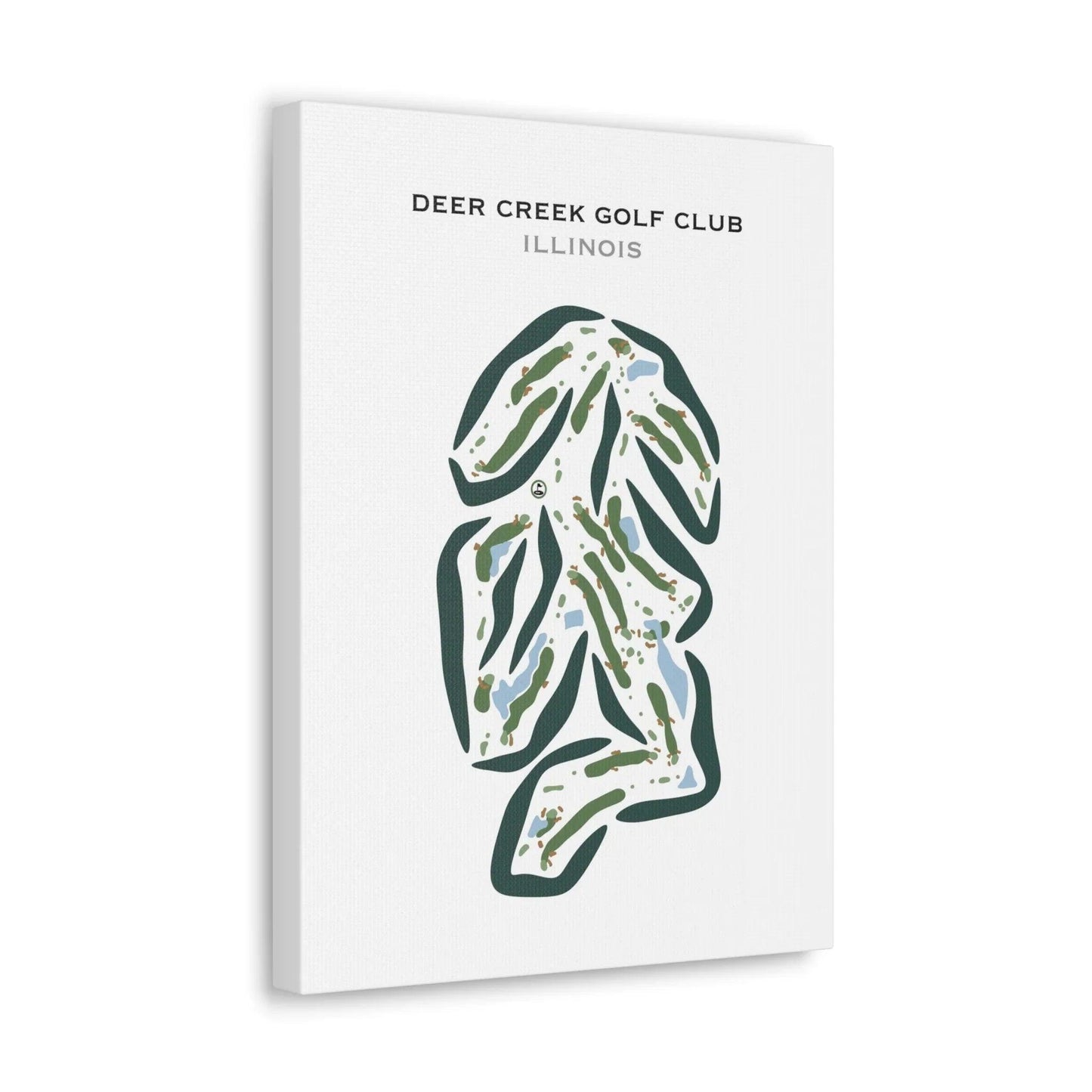 Deer Creek Golf Club, Illinois - Printed Golf Courses