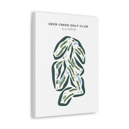 Deer Creek Golf Club, Illinois - Printed Golf Courses