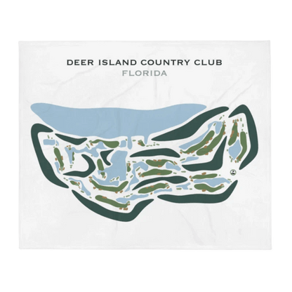 Deer Island Country Club, Florida - Printed Golf Courses