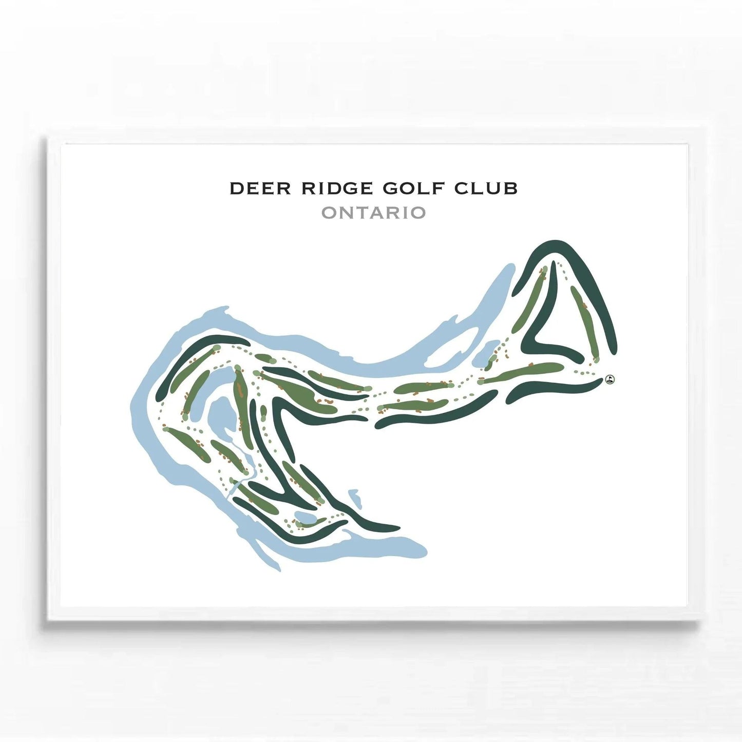 Deer Ridge Golf Club, Canada - Printed Golf Courses