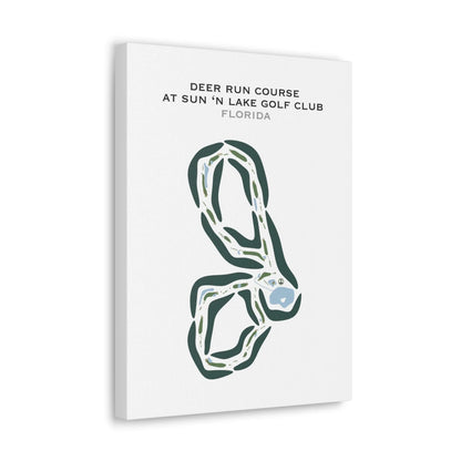 Deer Run Course at Sun 'N Lake Golf Club, Florida - Printed Golf Courses