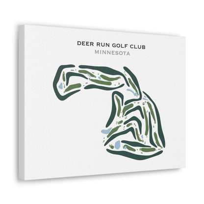 Deer Run Golf Club, Minnesota - Printed Golf Courses