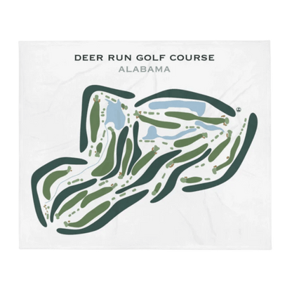 Deer Run Golf Course, Alabama - Printed Golf Course