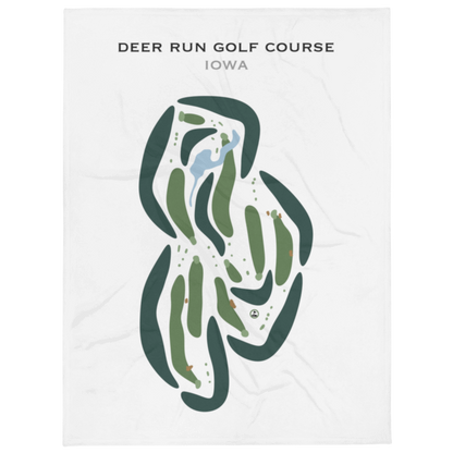 Deer Run Golf Course, Iowa - Printed Golf Courses