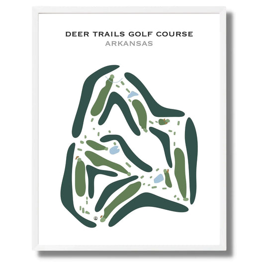 Deer Trails Golf Course, Arkansas - Printed Golf Courses