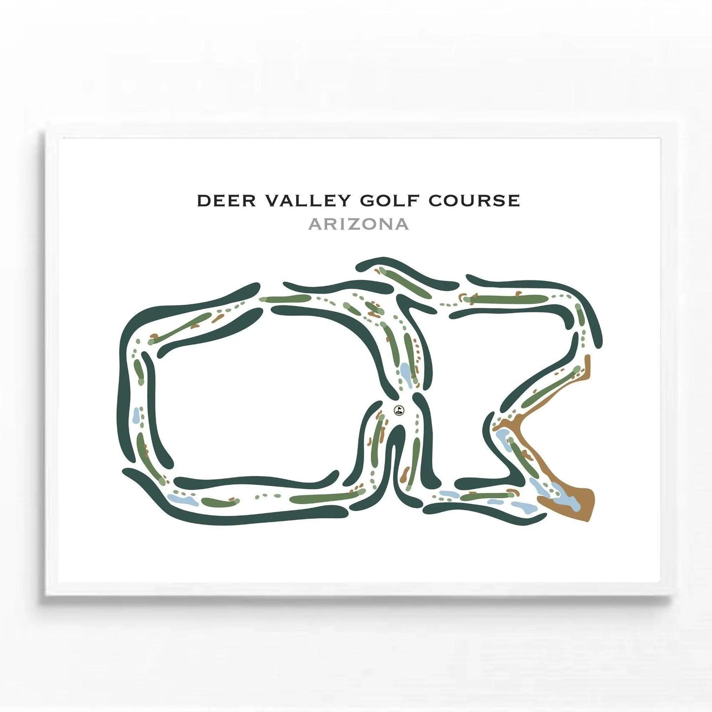 Deer Valley Golf Course, Arizona - Printed Golf Courses