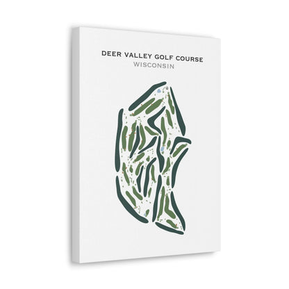 Deer Valley Golf Course, Wisconsin - Printed Golf Courses